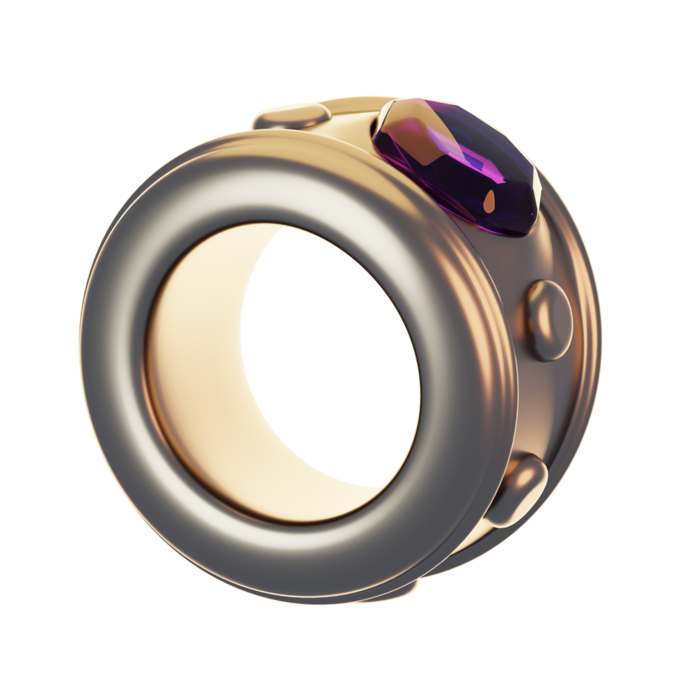 3d render halloween icon concept. 3d render magic ring png