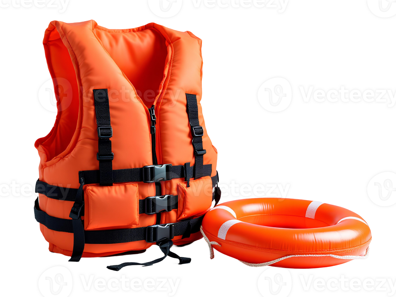life jacket and life preserver on transparent background png