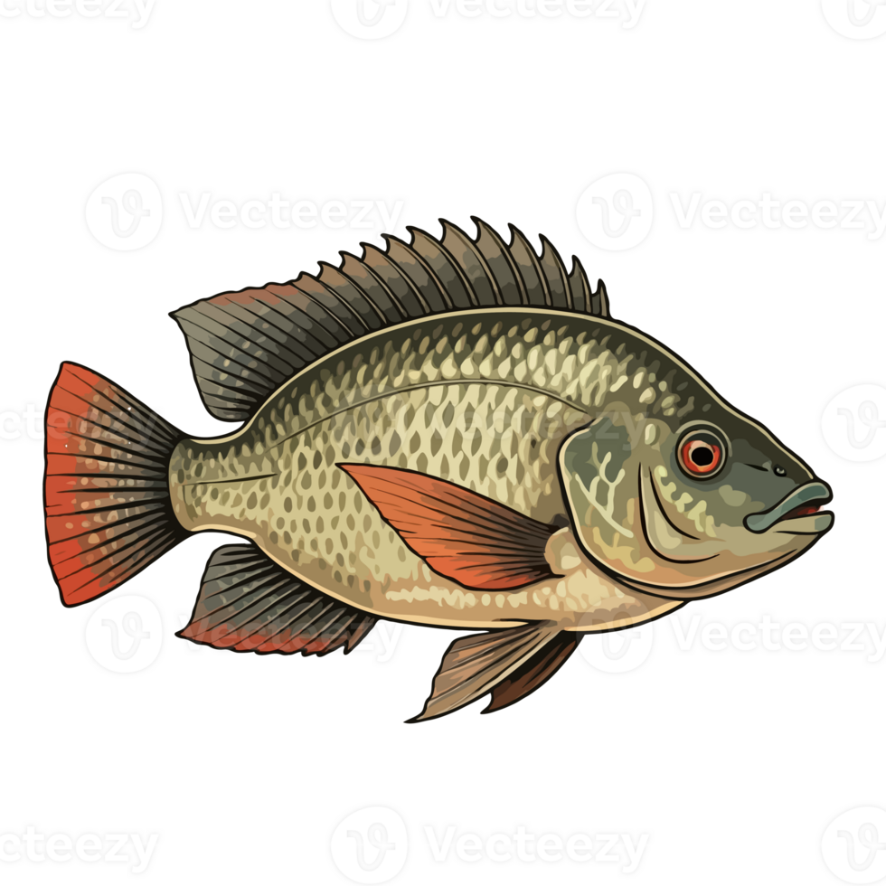 Tilapia Fish Illustration png