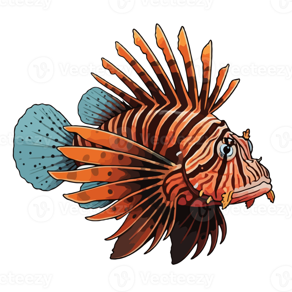 Lionfish Drawing and Illustration png