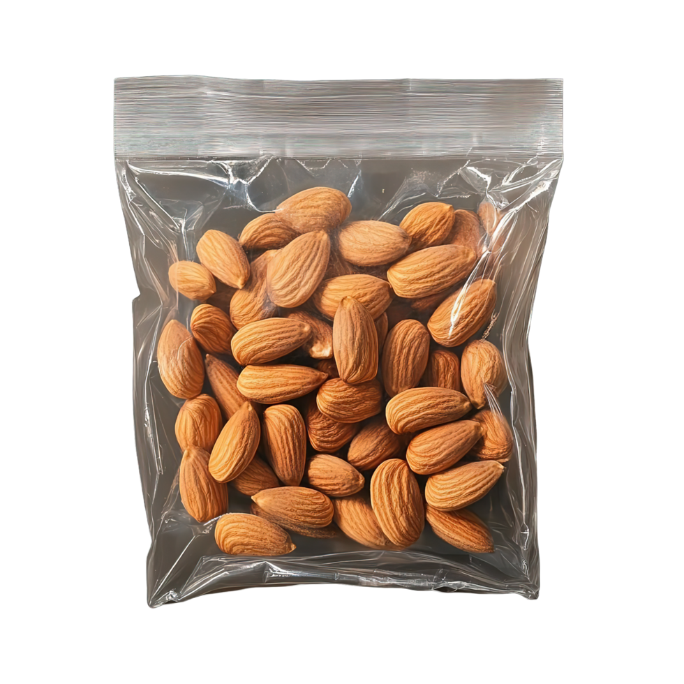Almonds isolated on transparent background png