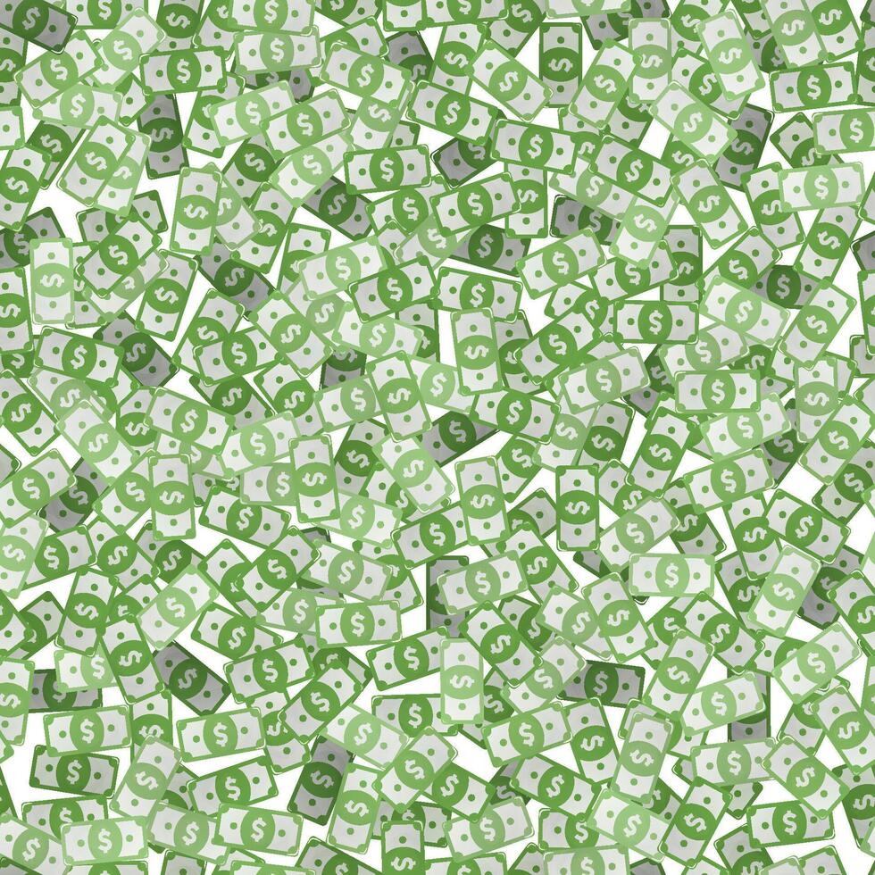 Dollar seamless pattern background wallpaper. Currency design. vector