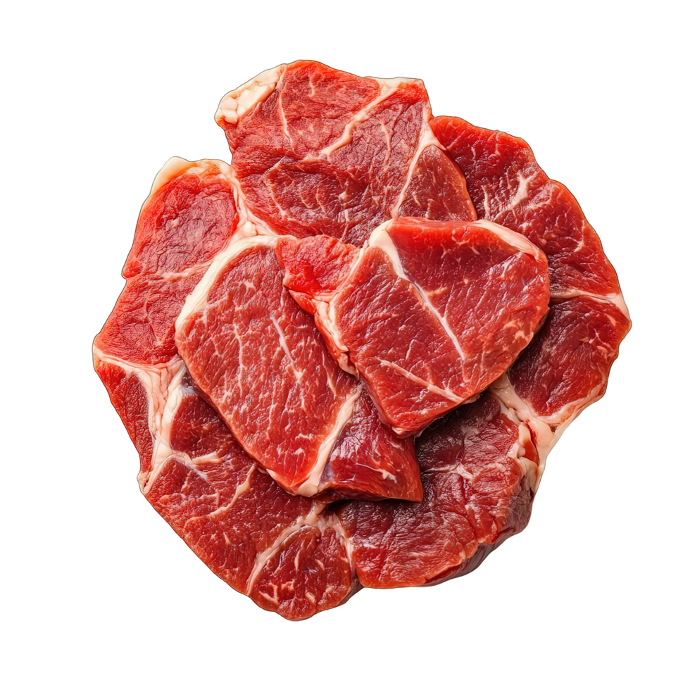 Beef and Mutton meet isolated on transparent background png