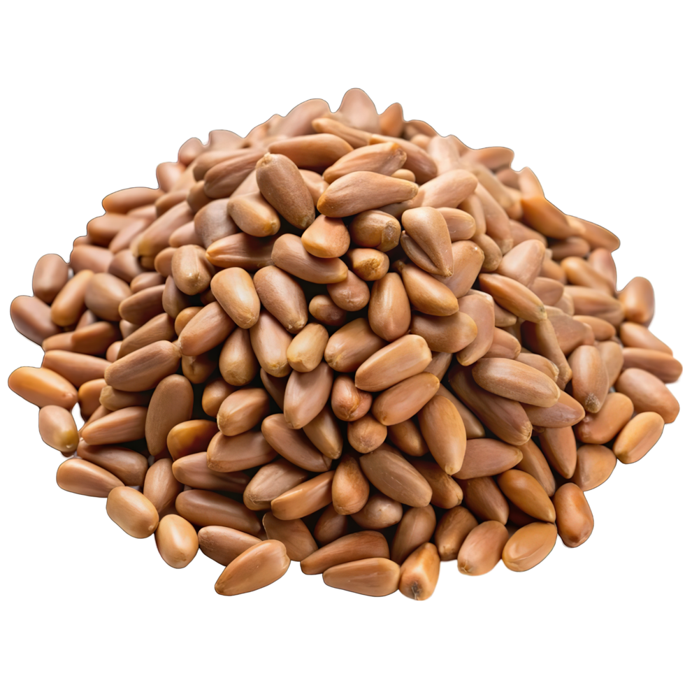 Pine Nuts isolated on transparent background png