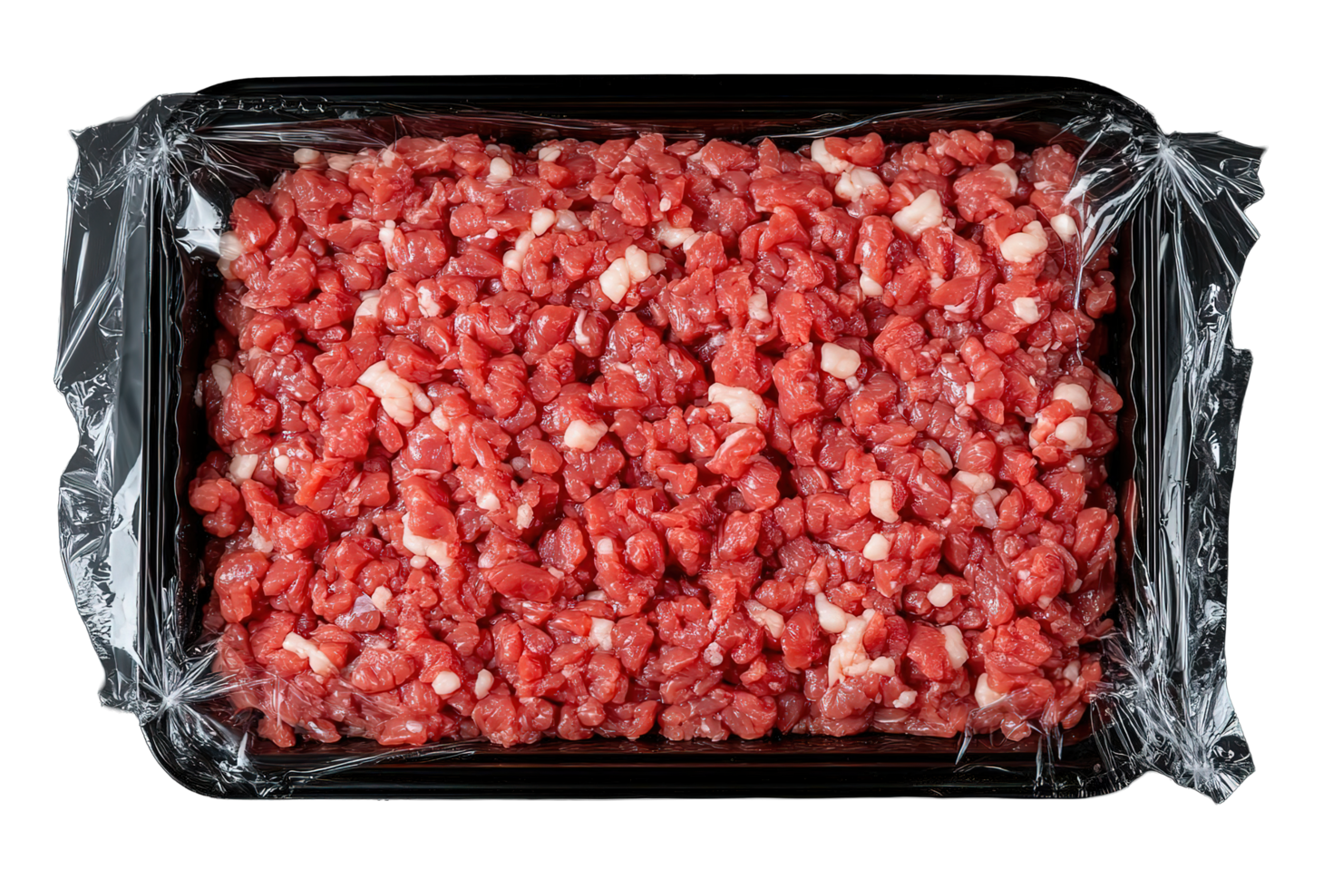 Beef and Mutton meat mince isolated on transparent background png