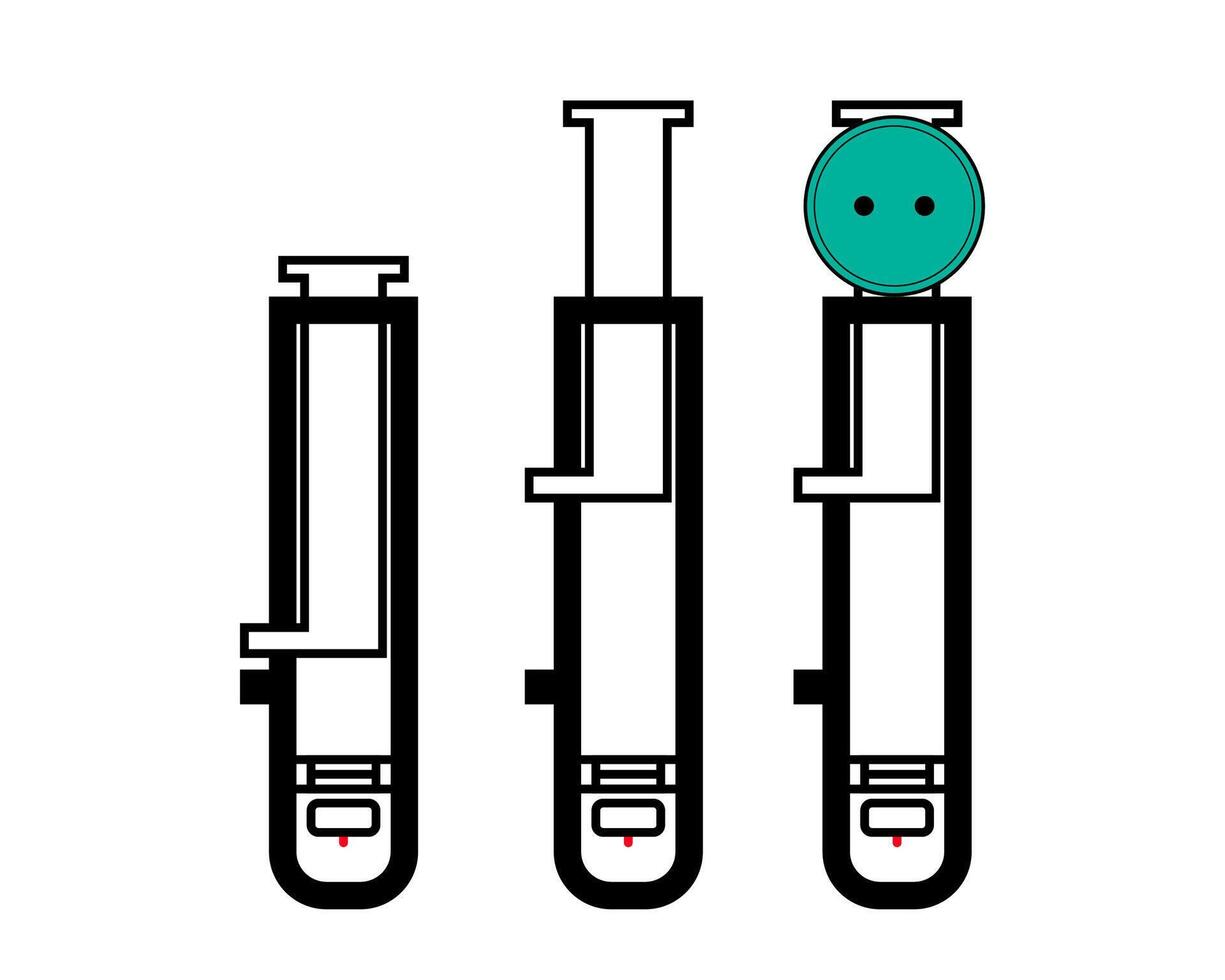 Buttonhole sewing machine foot design. Button holes vector