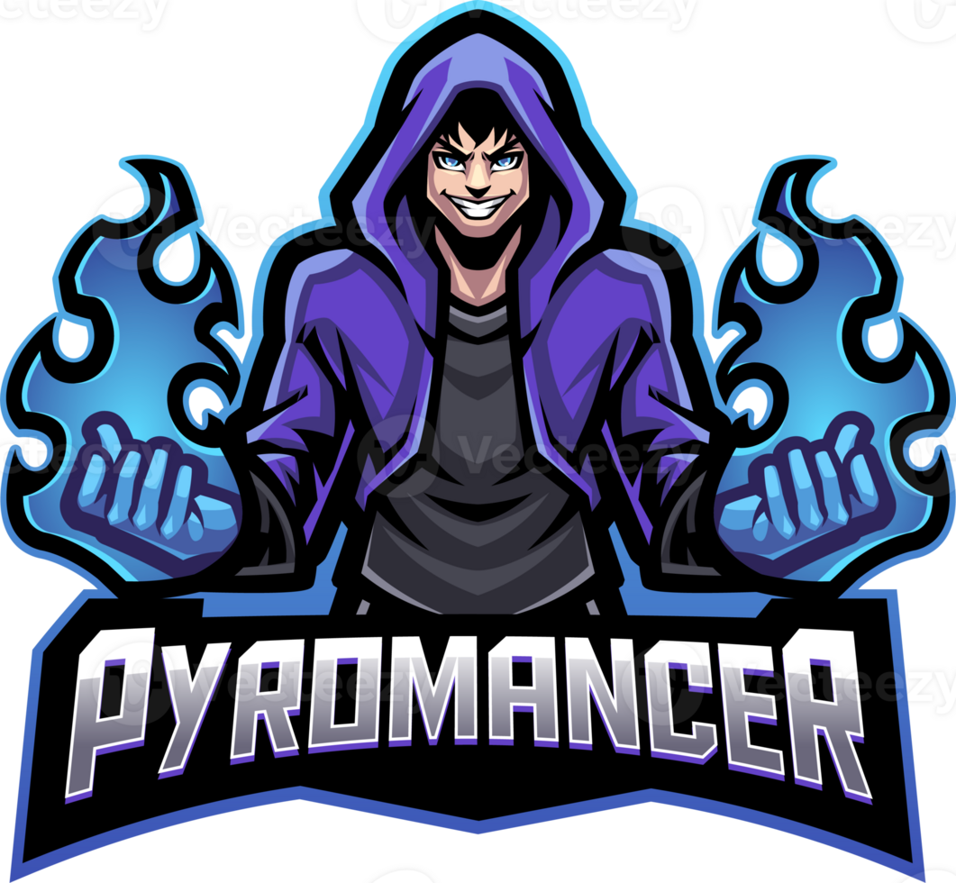Pyromancer esport mascot png