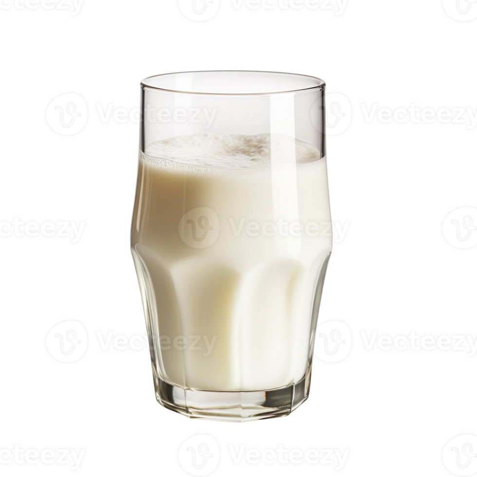 a glass of milk isolated on transparent background png