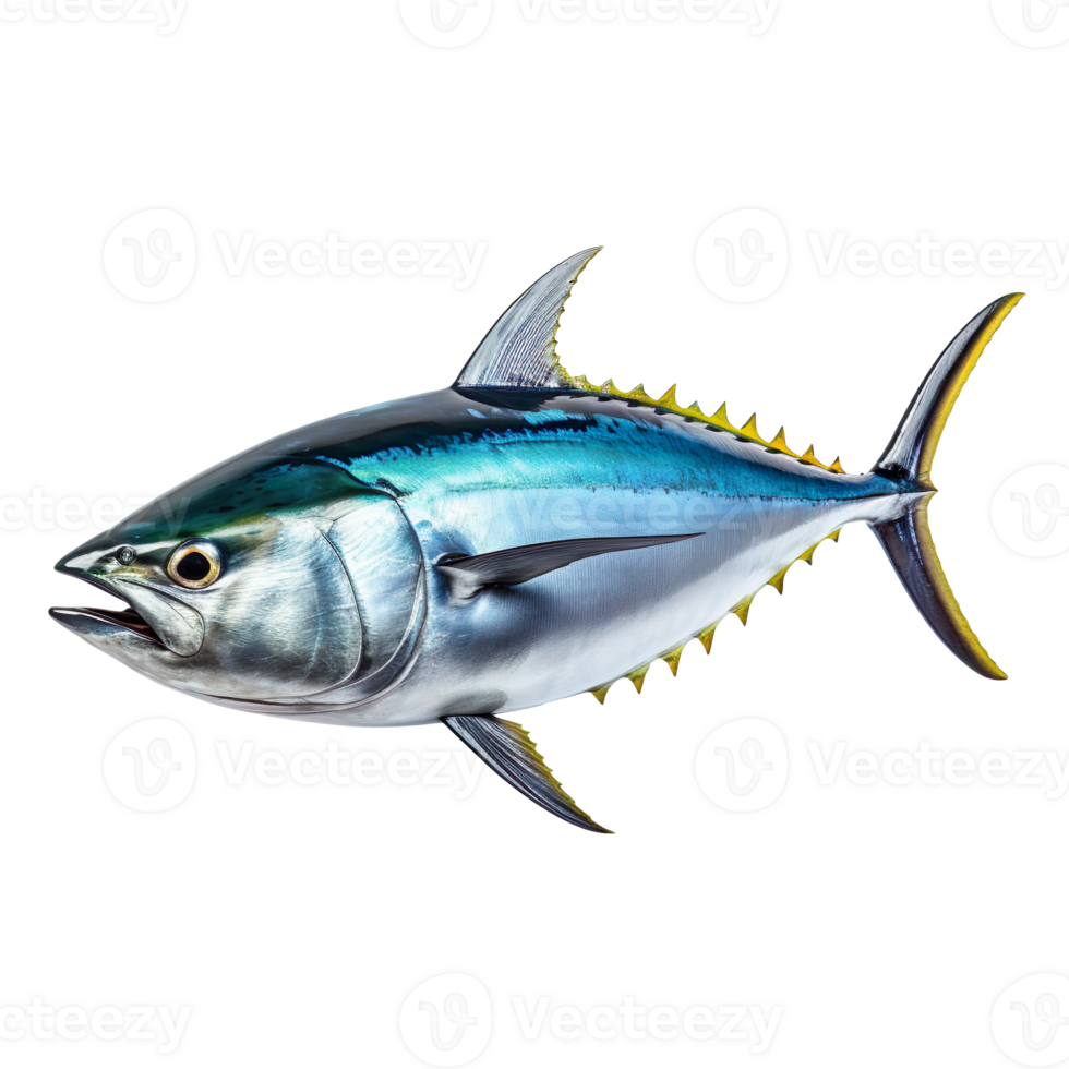 A tuna fish isolated on transparent background png