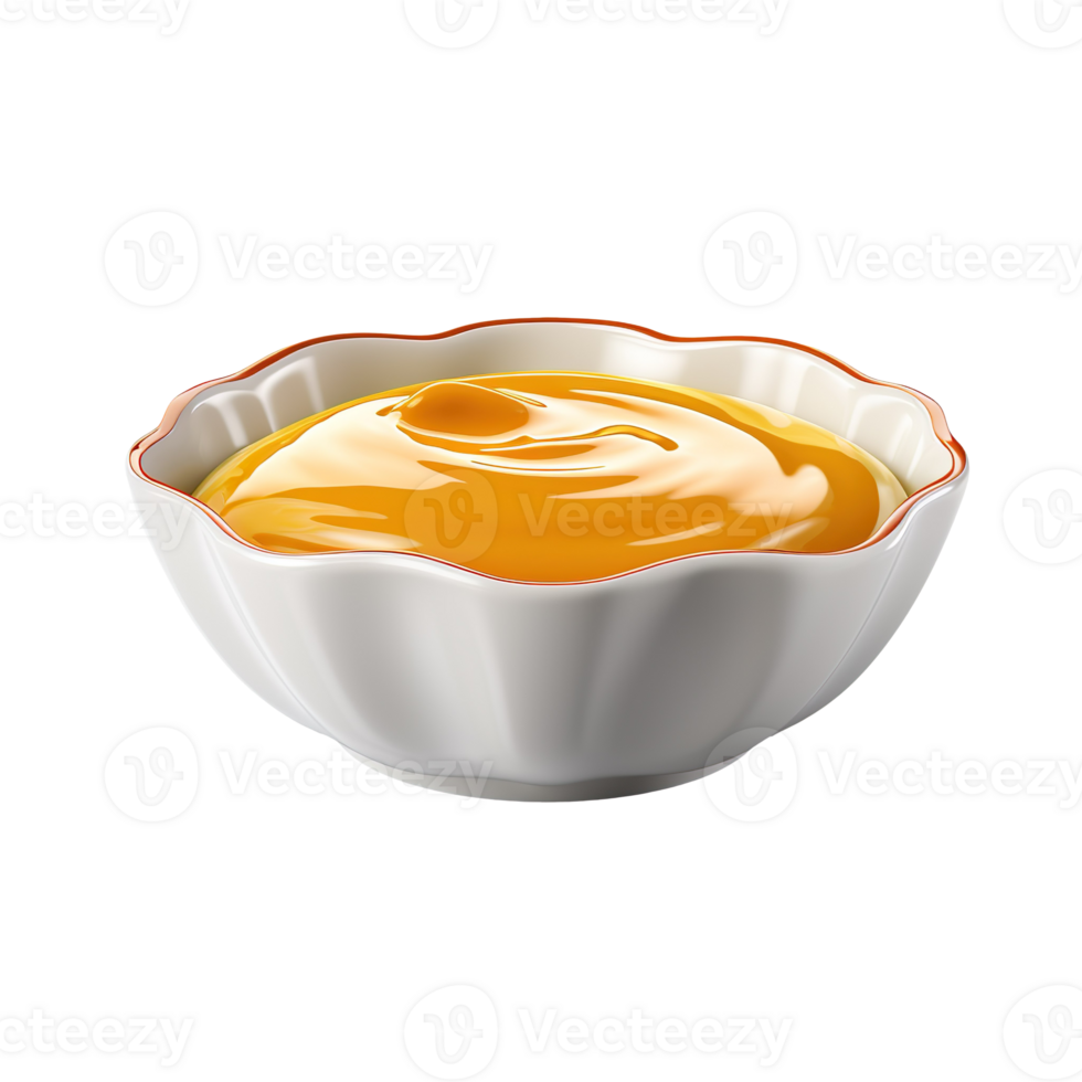Bowl with sauce isolated on transparent background png