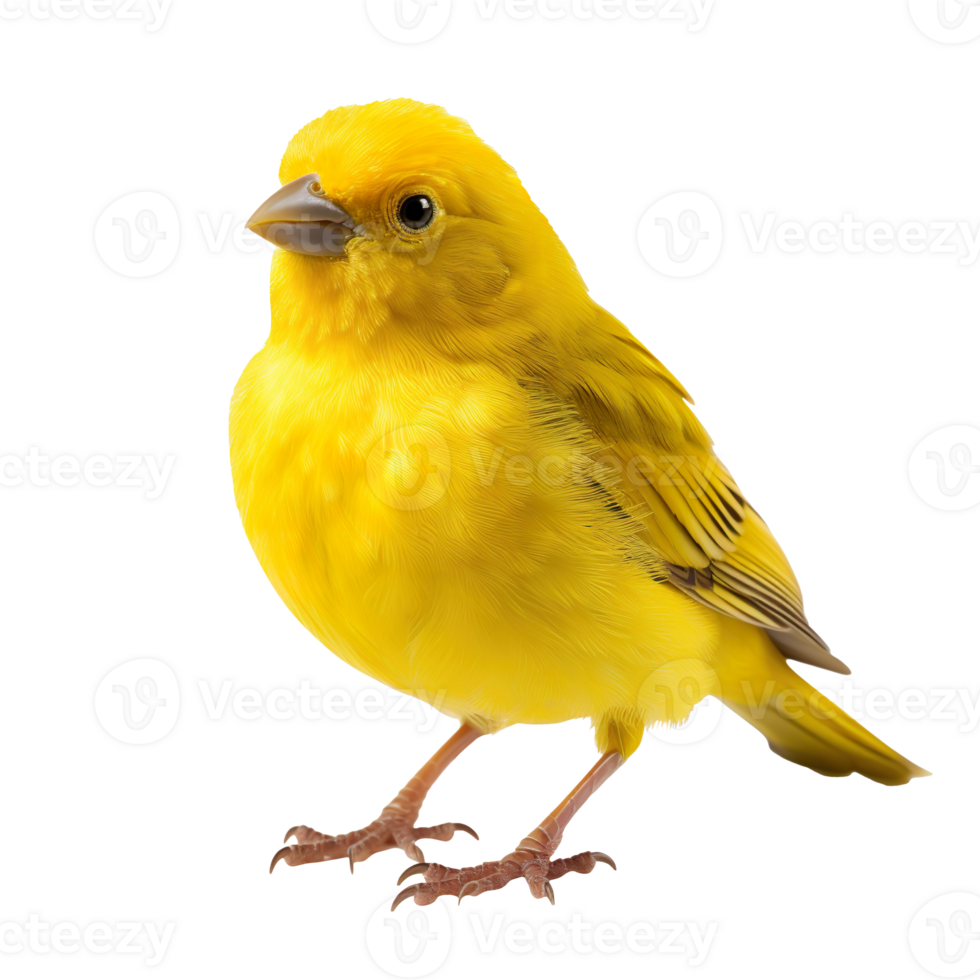 canary bird isolated on transparent background png