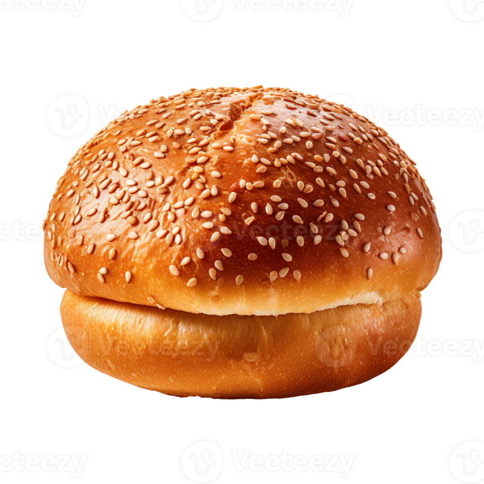 Burger bread isolated on transparent background png