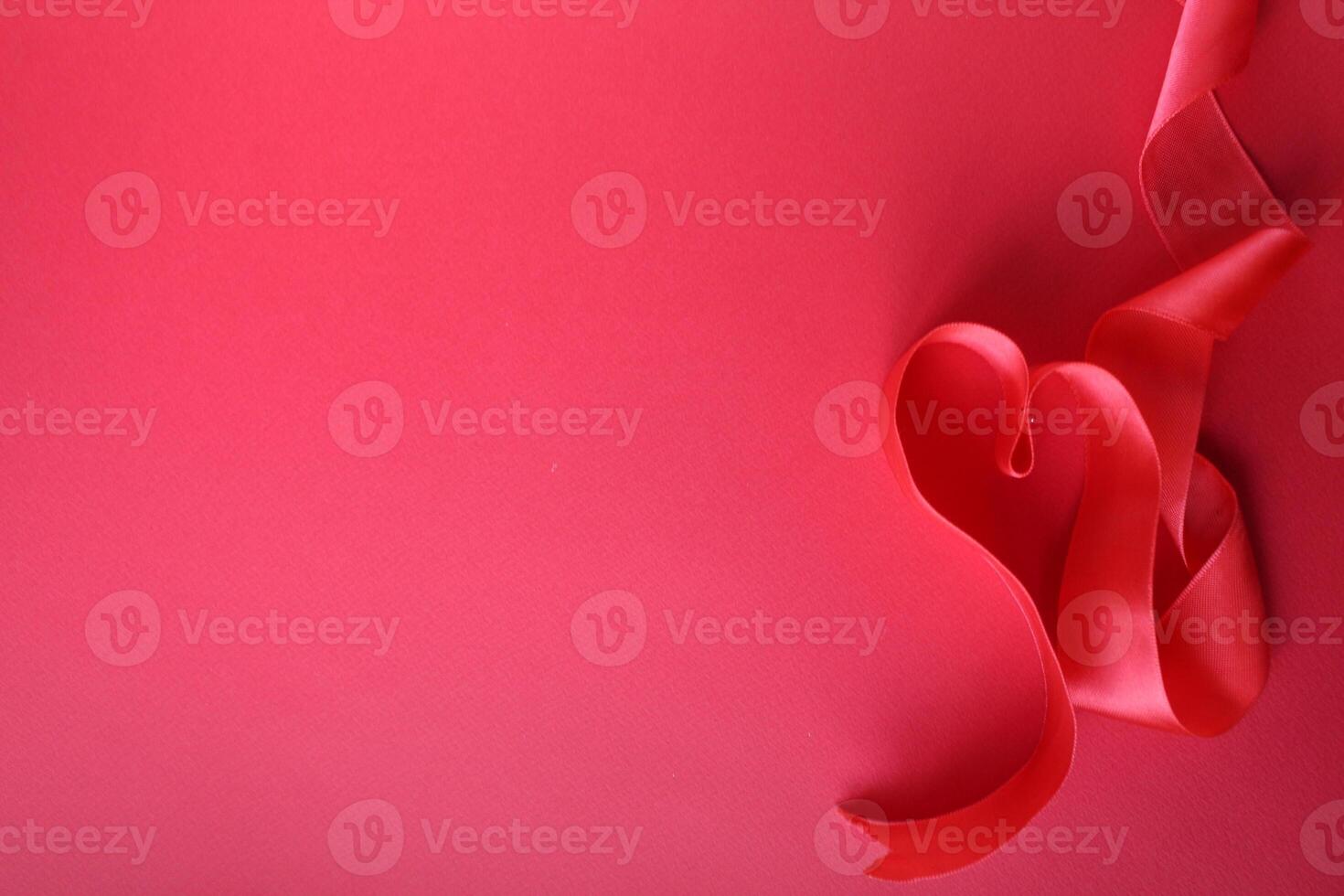 Tape red heart on tap background with a copy of the space place for text photo