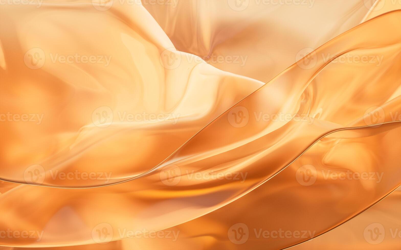 Transparent golden multilayer cloth background, 3d rendering. photo