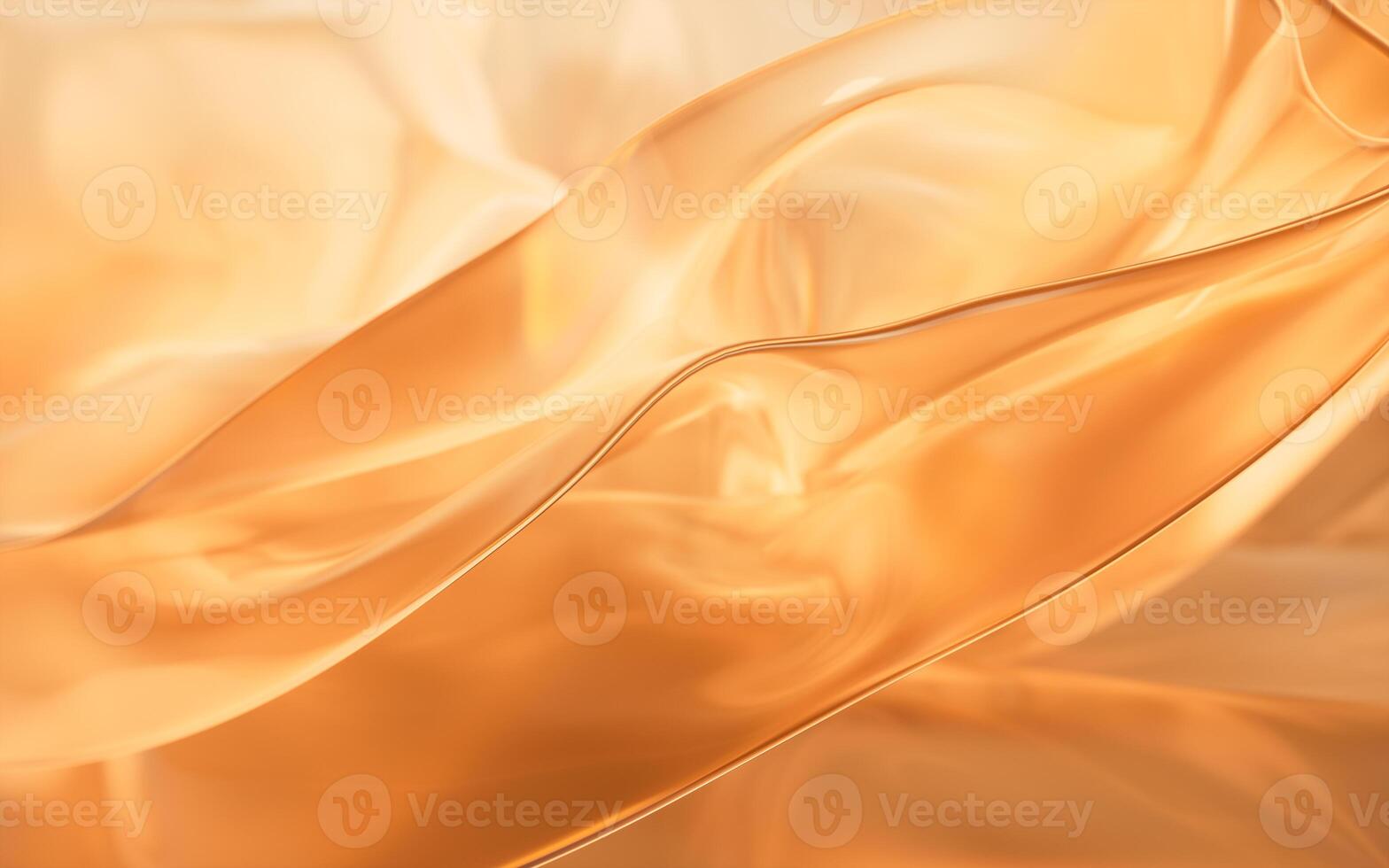 Transparent golden multilayer cloth background, 3d rendering. photo