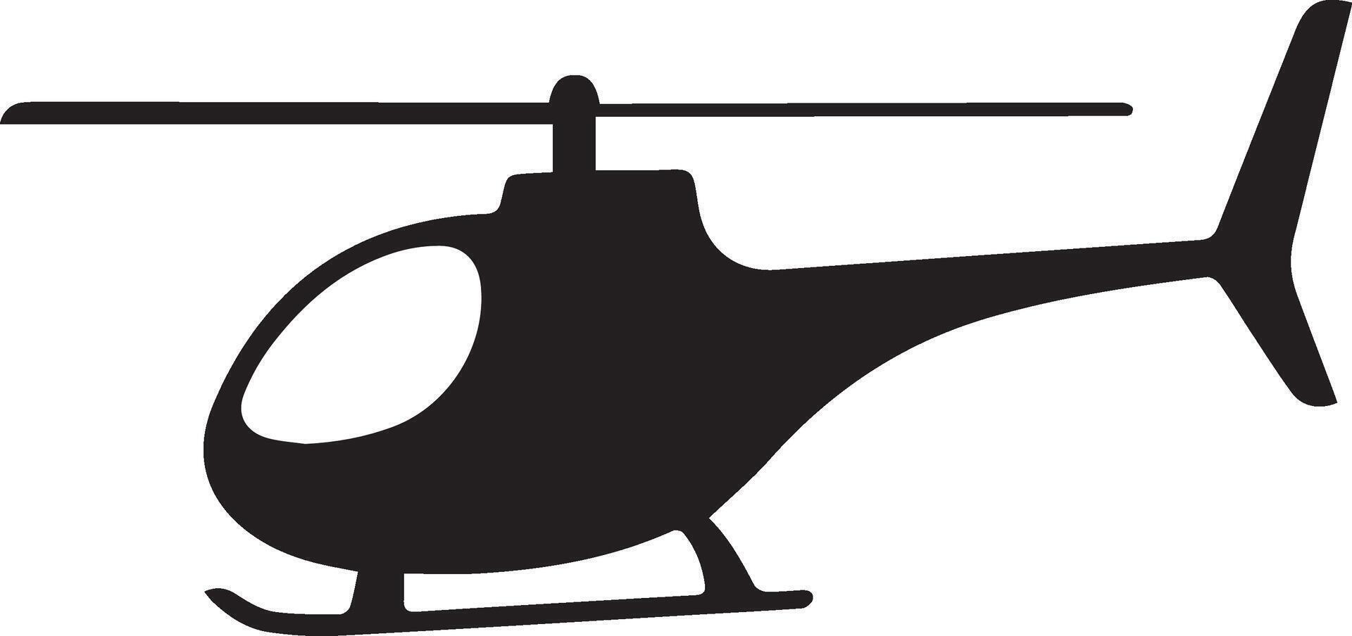 helicopter icon on white background vector