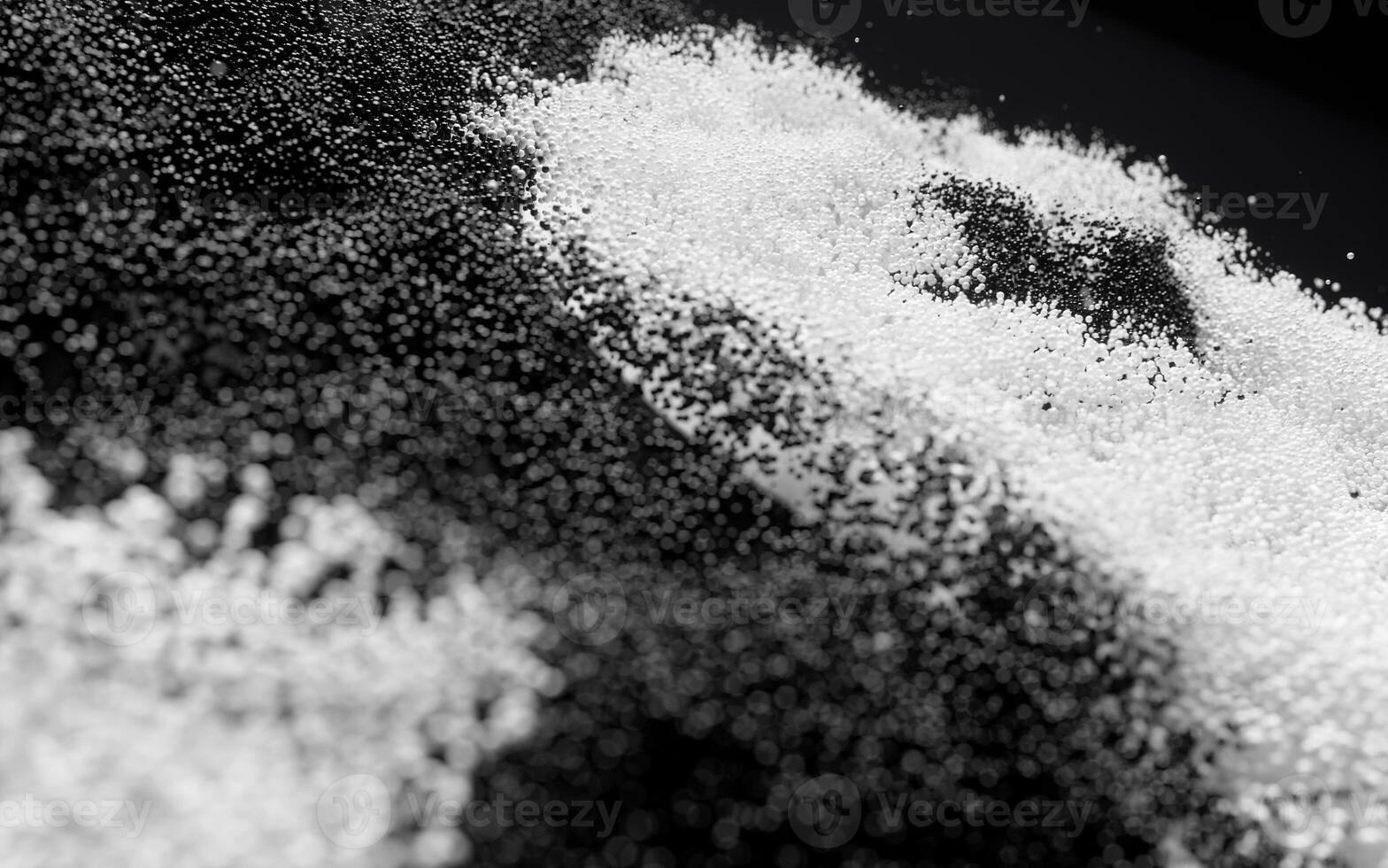 Chinese ancient taiji yin-yang pattern with flowing particles, 3d rendering. photo