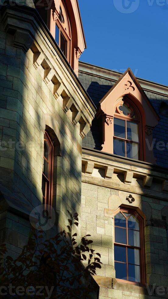 The old architectures located in the University of Pennsylvania in Philadelphia photo