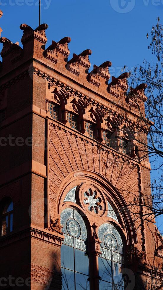 The old architectures located in the University of Pennsylvania in Philadelphia photo