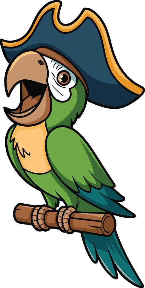 Parrot art illustration, parrot . Ai generate vector
