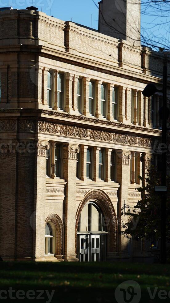 The beautiful Philadelphia city view with the warm sunlight on it photo