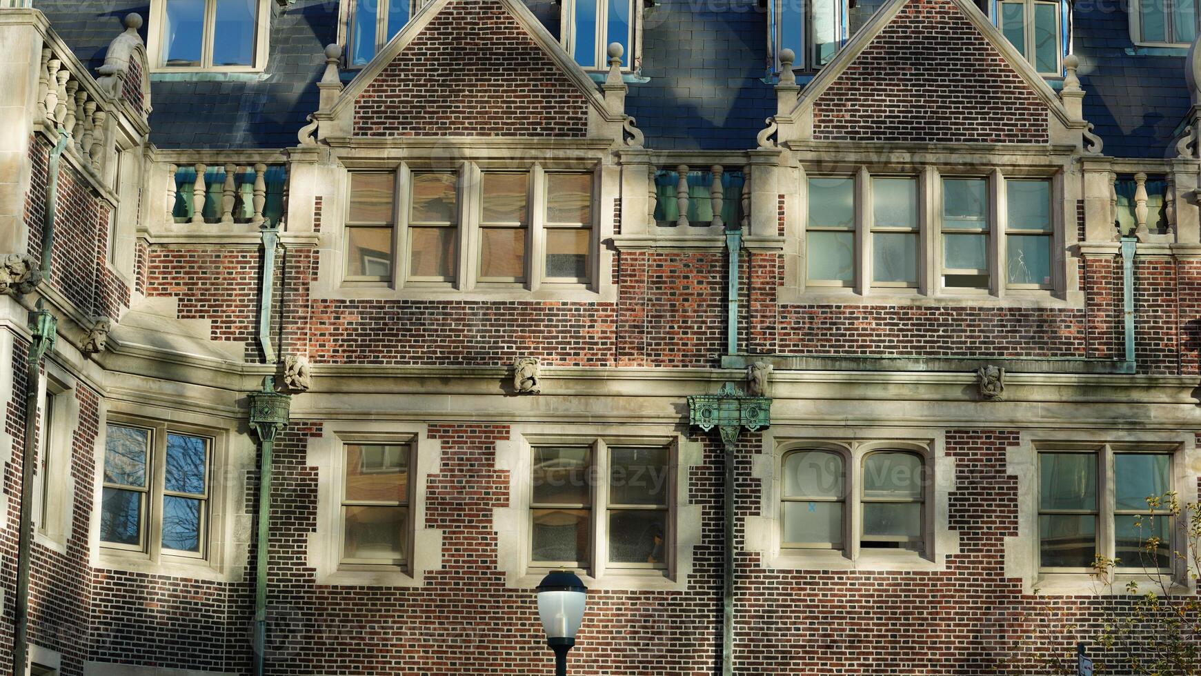 The old architectures located in the University of Pennsylvania in Philadelphia photo
