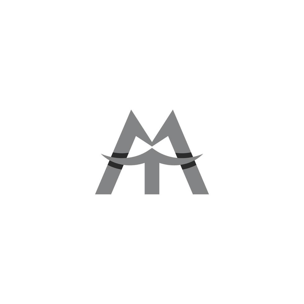 Creative Professional Trendy Letter MT TM Logo Design. Alphabet letters Initials Monogram logo MT TM vector