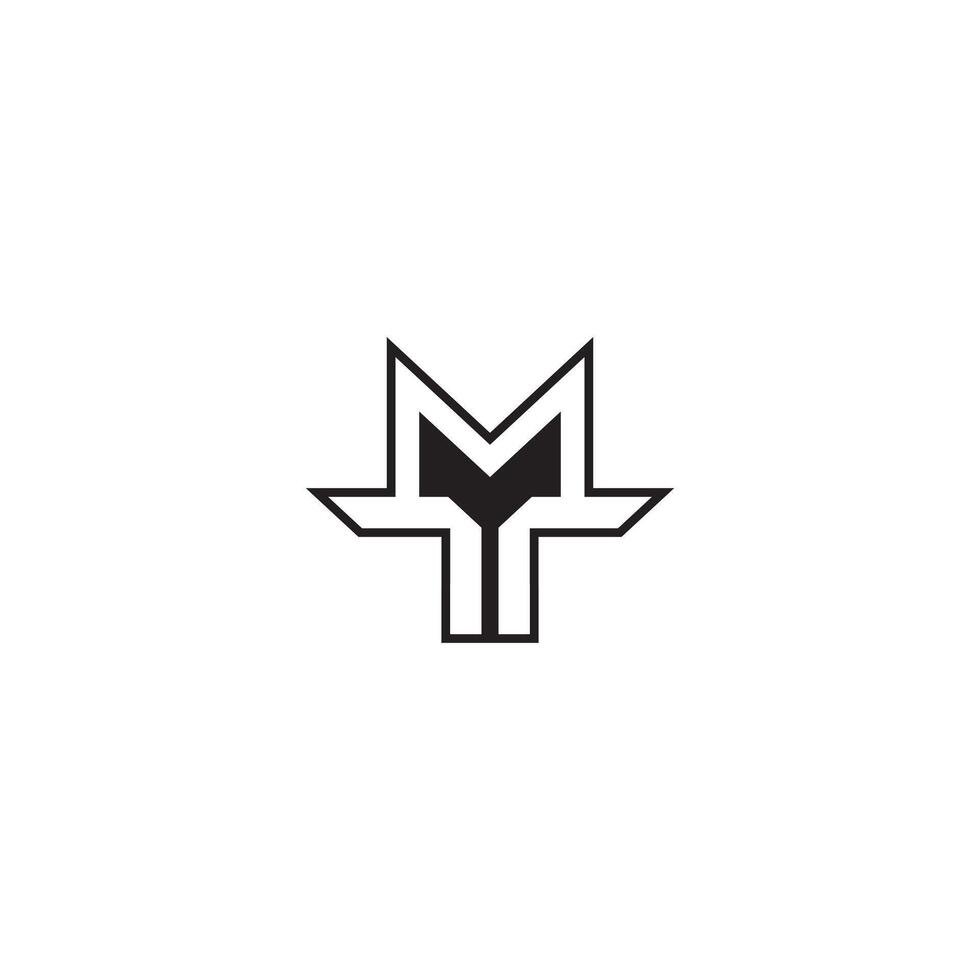 Initial Letter TM Logo Design Outstanding Creative Modern Symbol Sign vector