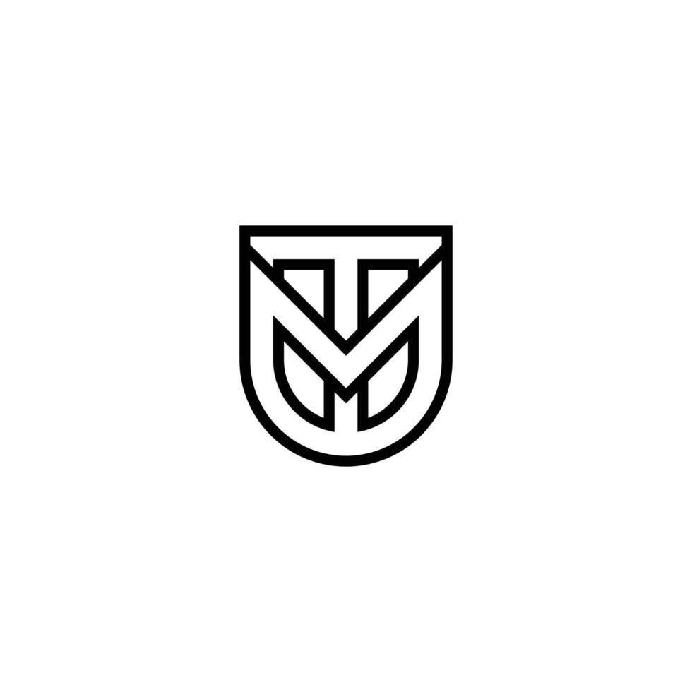 TM Letter Logo Template Illustration Design vector