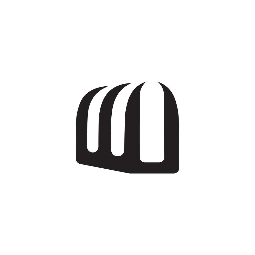 WU lettering logo is simple easy to understand and authoritative vector