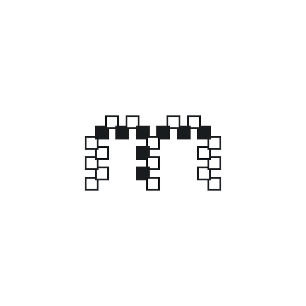 MT, TM, Abstract Letters Logo Monogram. Linked letter MT logo design. vector