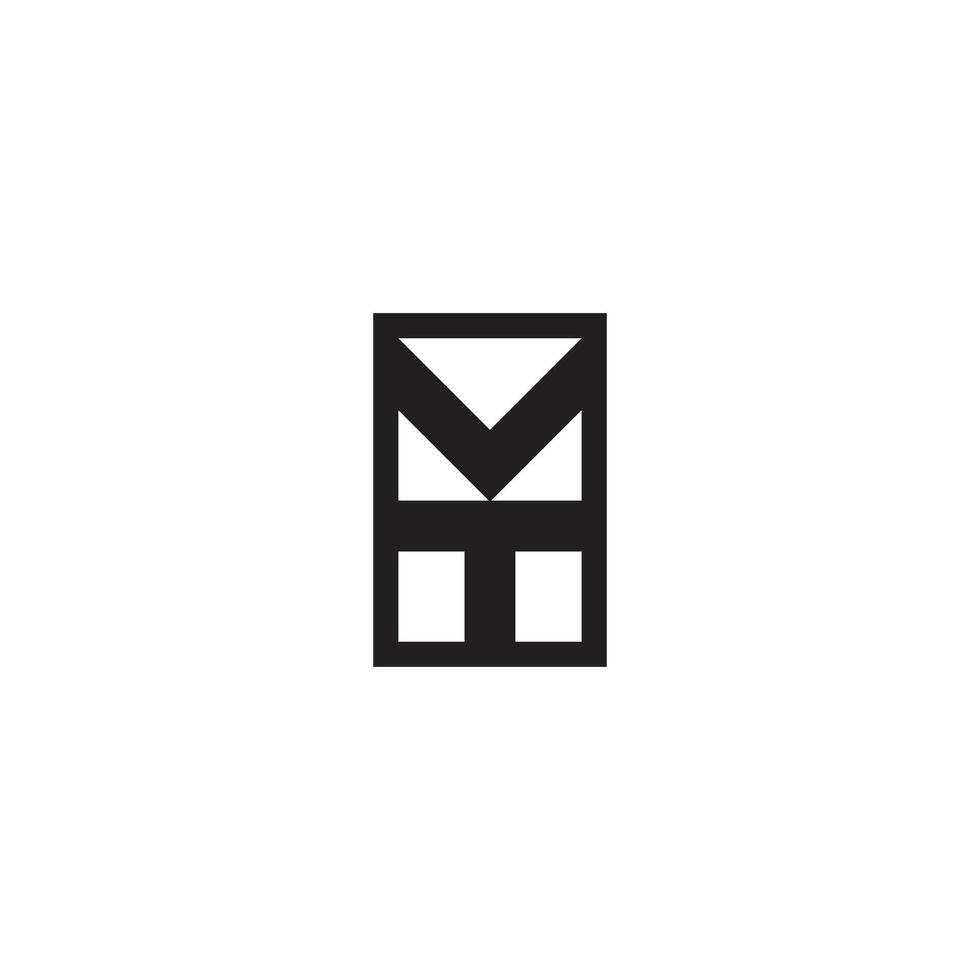 Monogram Initial Letter MT or TM Logo Template Design. Alphabet letters Initials Monogram logo MT, TM, M and T vector