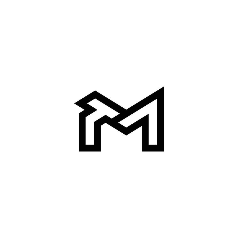 Abstract TM letter logo design template Logo Illustration vector