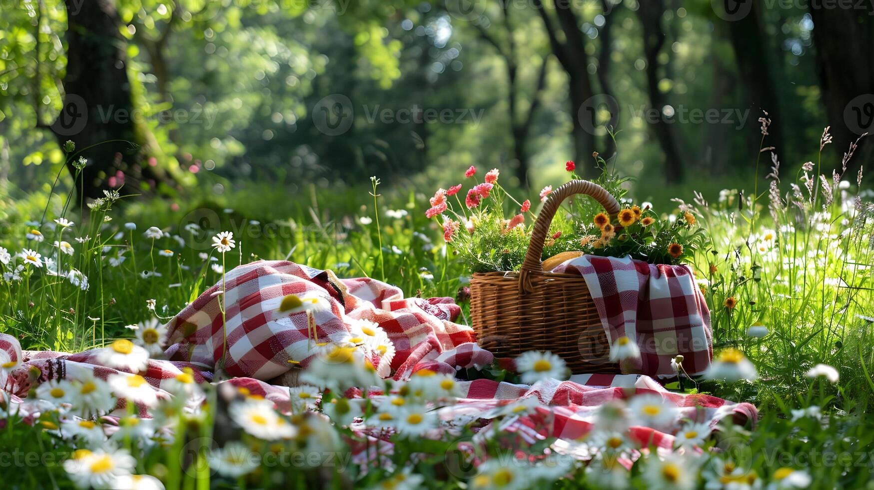 Picnic in the park photo