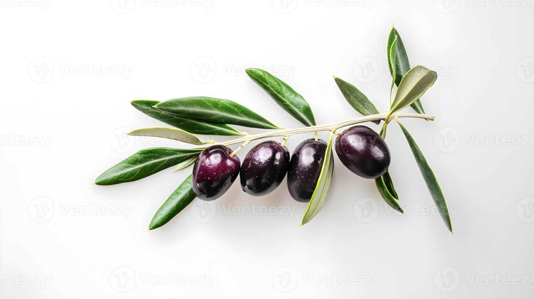 Olives on a white background photo