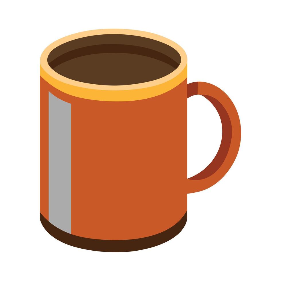 Illustration of Mug Isolated on white vector