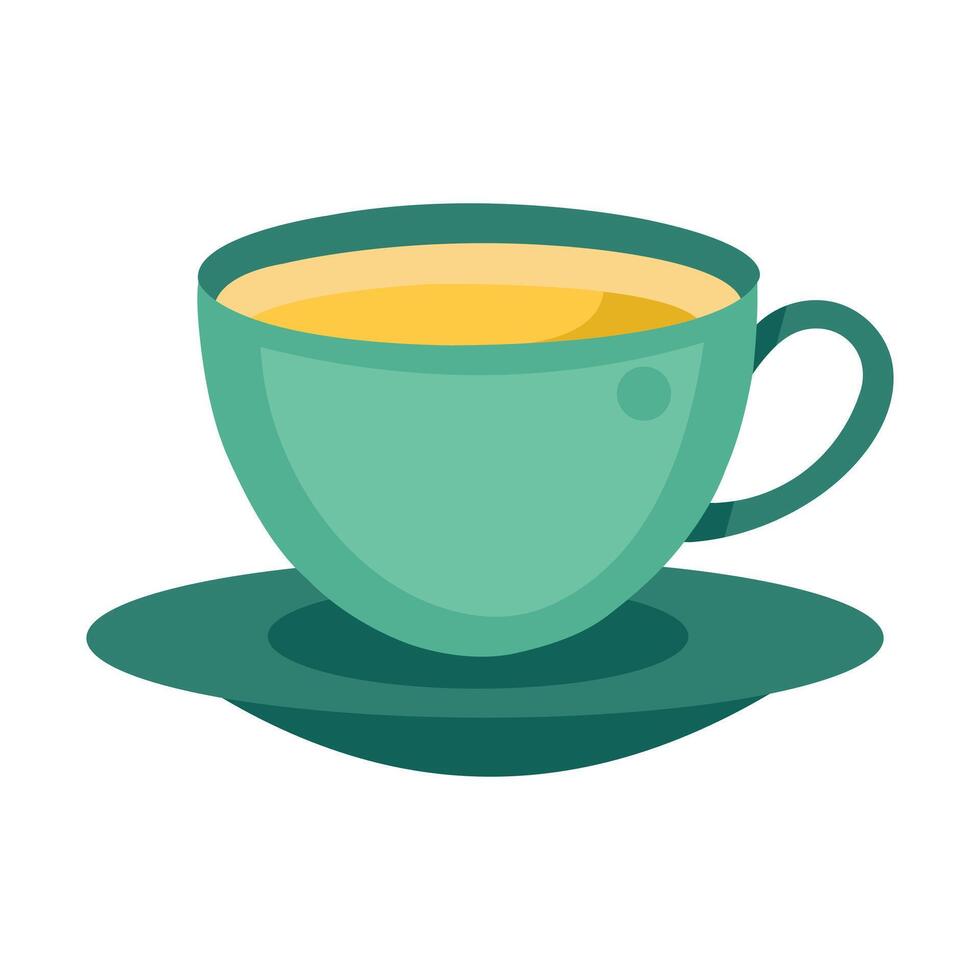 Illustration of Tea Cup Isolated on white vector
