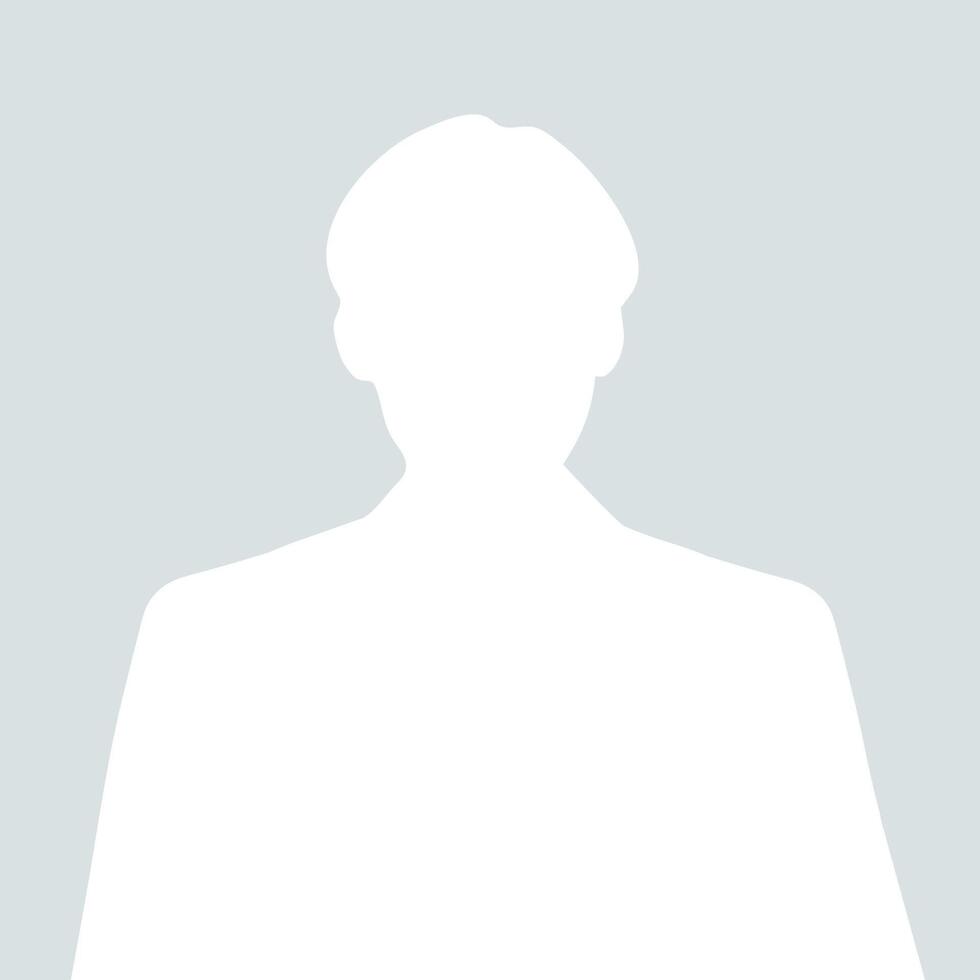 Default Male Avatar Profile Icon, Suitable for Social Media Dating Chatting Online vector