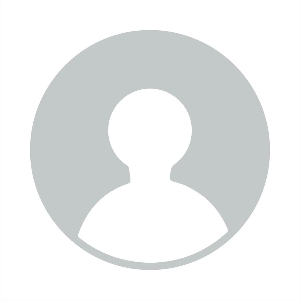 Social Media Online Chat Blank Profile Picture Head And Body Icon People Standing Icon vector