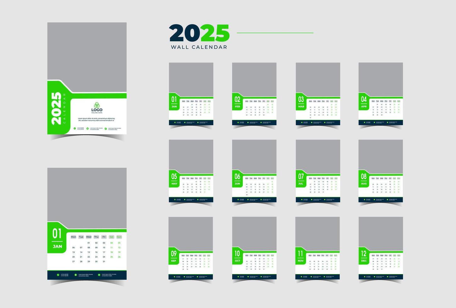 Timeless Moments 2025 Wall Calendar Edition vector