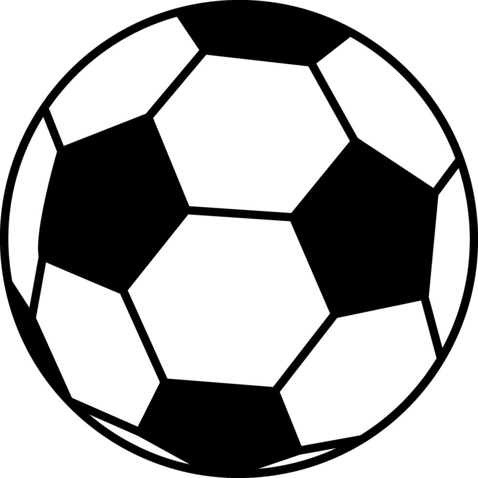Soccer ball. illustration of a soccer ball. Football vector