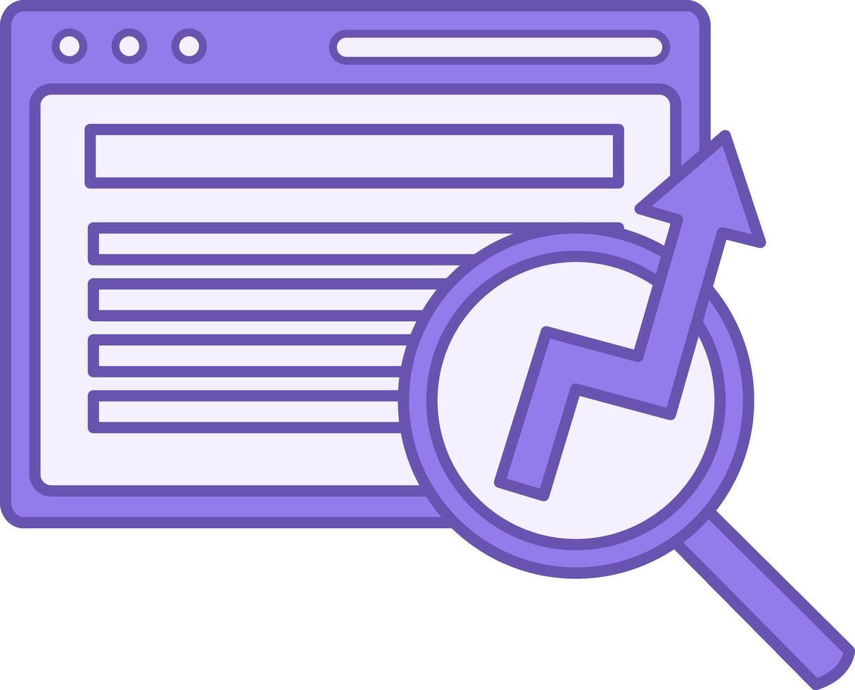 Search Engine Optimization Color Icon. SEO. Website optimization for Search Engines. Blogger and Social Networks Concept vector