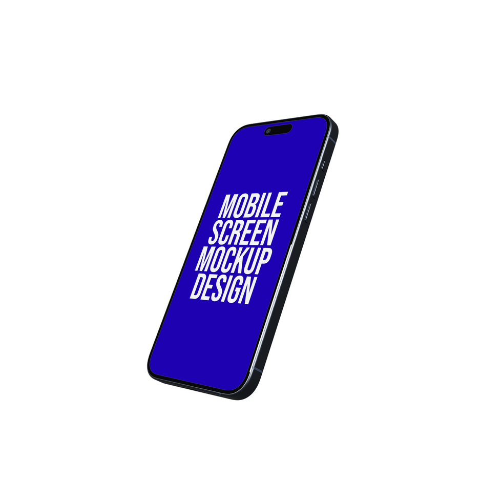 Mobile Phone Screen Mockup design psd