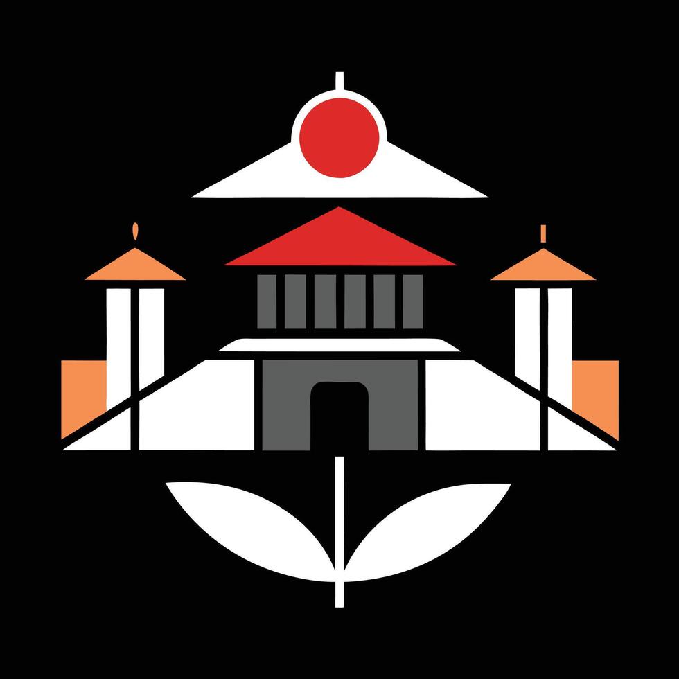 The logo for the national assembly of india vector