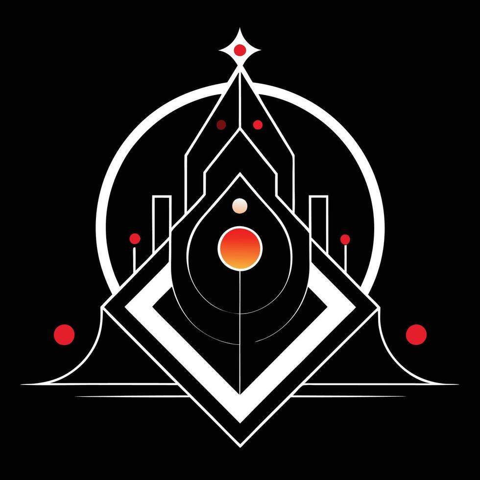 The logo for the band, the city of the sun vector