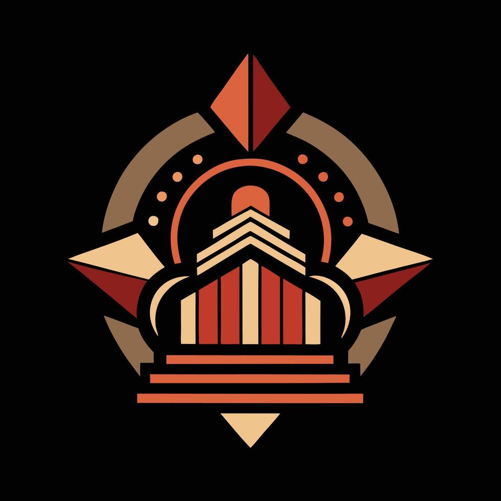 The logo for a company called the city of the future vector