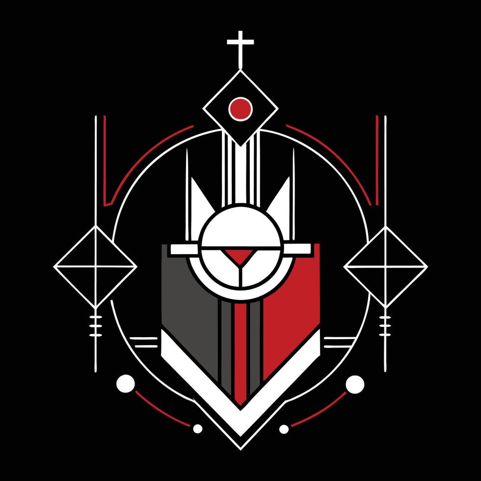 The logo for the band, the black and red logo vector