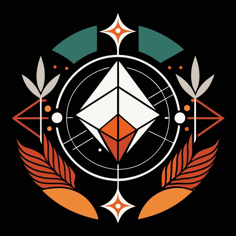 Ethereum logo by joshua klein vector