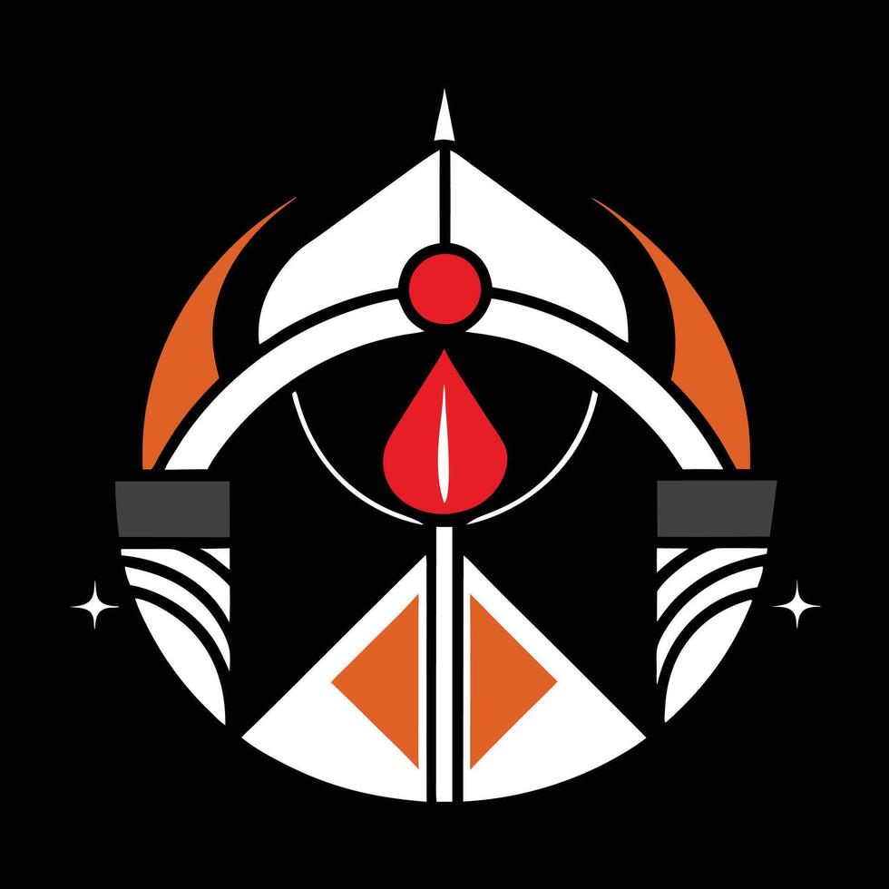 The logo for the game is a black background with a red and orange design vector