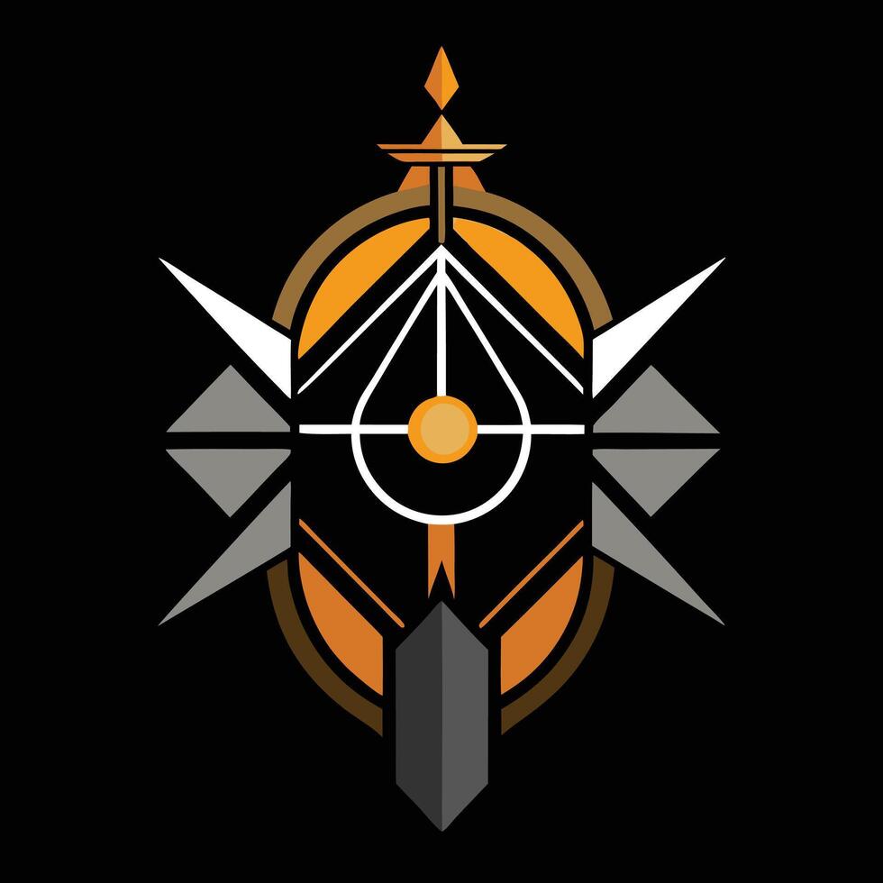The logo for the game is shown on a black background vector